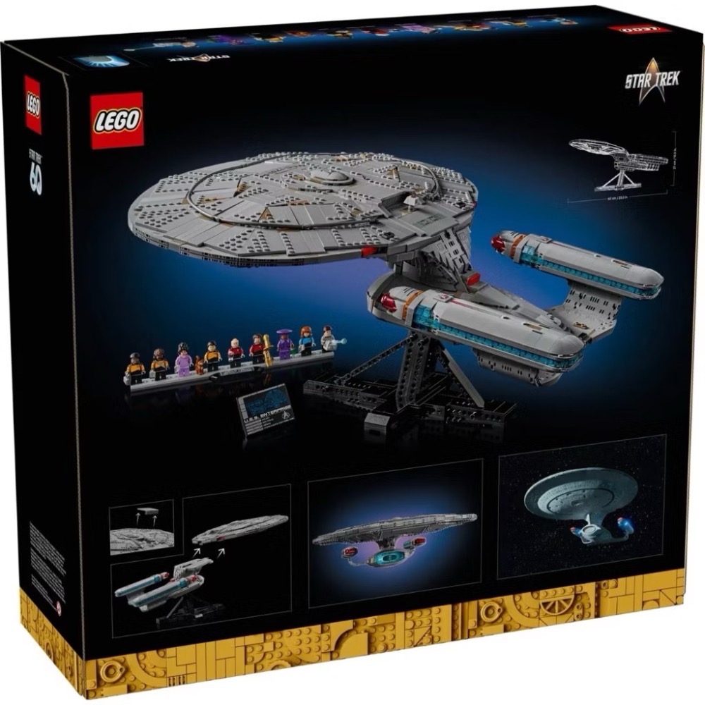 年後出貨《屁桃柑仔店》現貨LEGO 10356 星艦迷航記：聯邦星艦企業號 Star Trek 星際爭霸戰-細節圖2