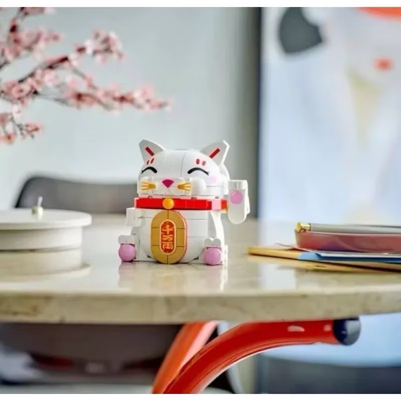 《屁桃柑仔店》現貨LEGO 40813 招財貓-細節圖5