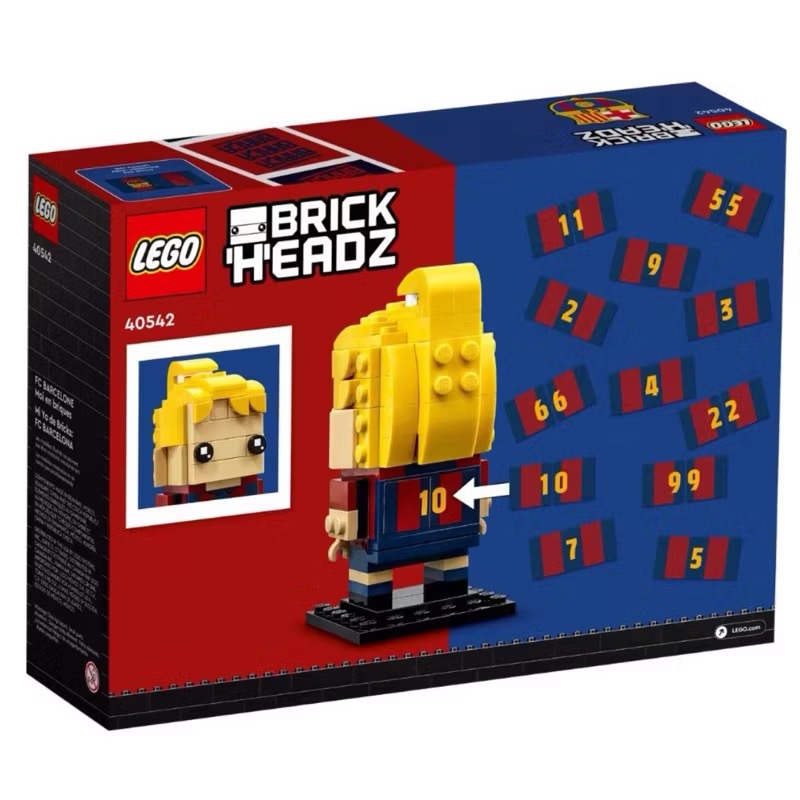 《屁桃柑仔店》現貨LEGO 40542  巴賽隆納球員-細節圖2