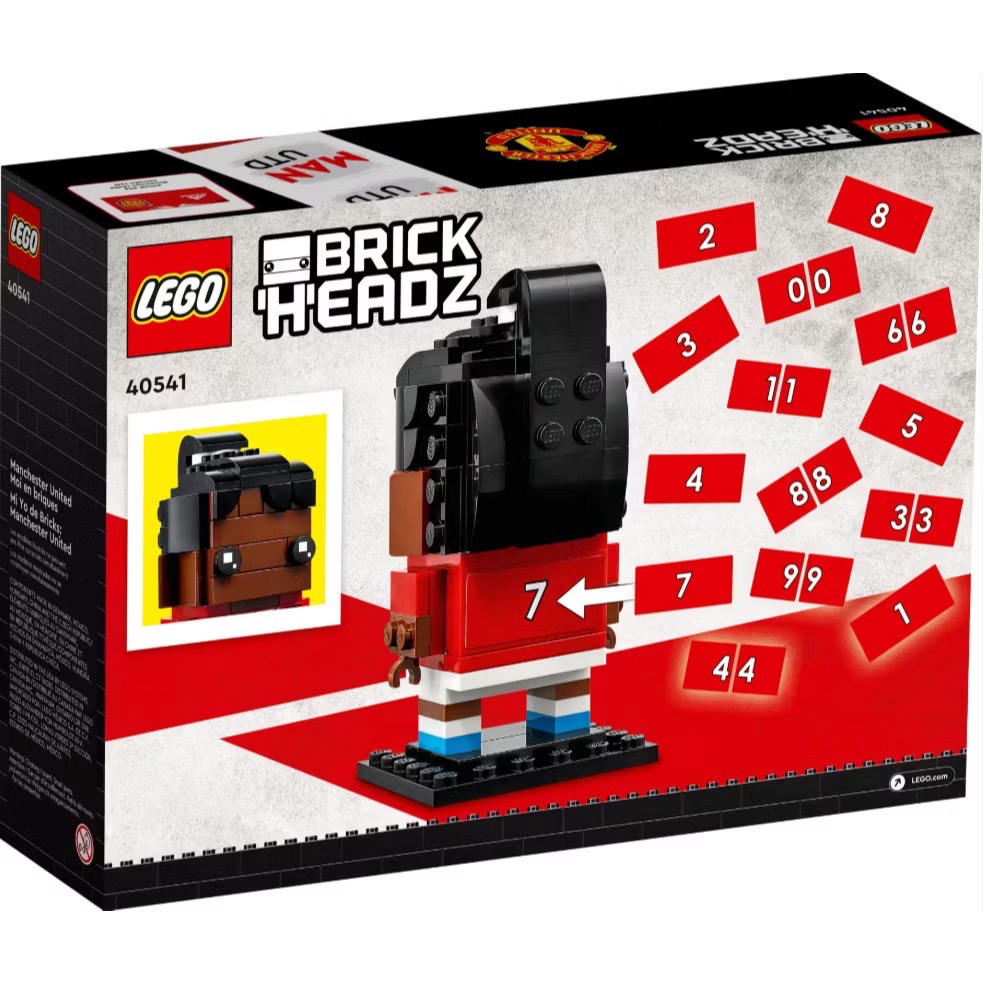 《屁桃柑仔店》現貨LEGO 40541 曼聯球員-細節圖2