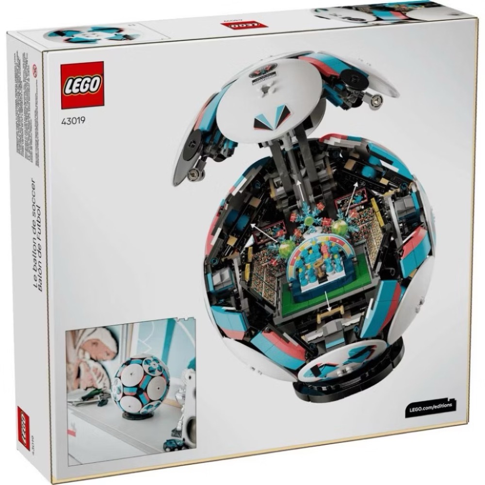 《屁桃柑仔店》現貨LEGO 43019 Editions FIFA 足球-細節圖2