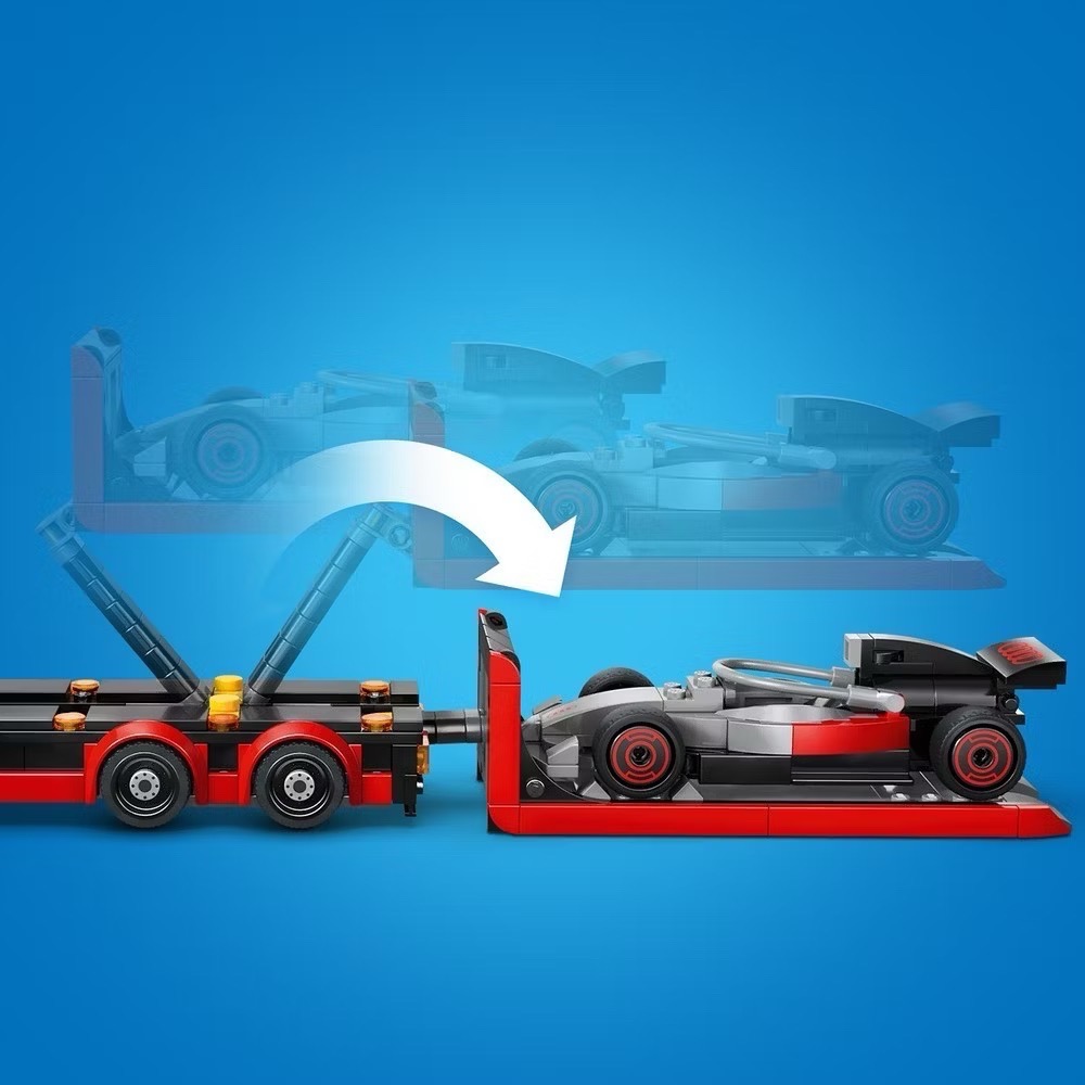 《屁桃柑仔店》現貨LEGO 60493 展示用卡車與Audi F1賽車-細節圖6