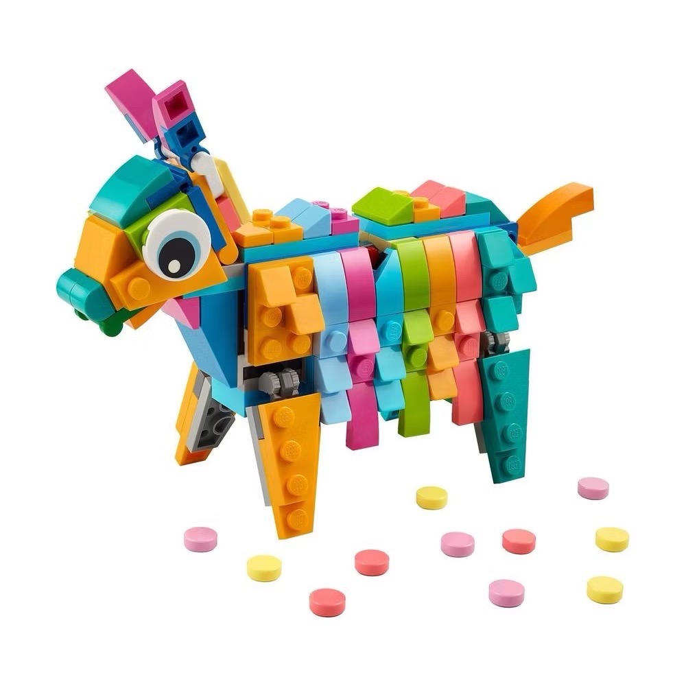 《屁桃柑仔店》現貨LEGO 40644 皮納塔 彩虹驢 糖果彩罐 Piñata-細節圖3