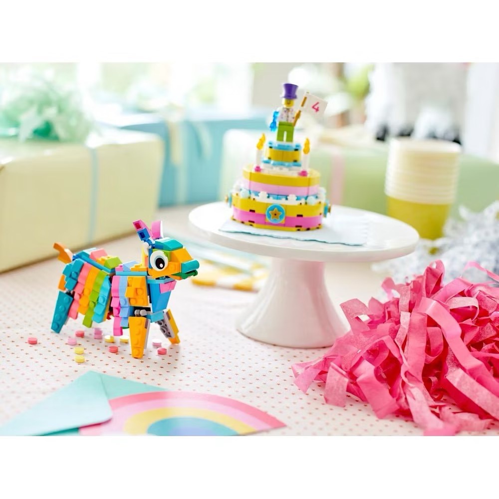 《屁桃柑仔店》現貨LEGO 40644 皮納塔 彩虹驢 糖果彩罐 Piñata-細節圖4