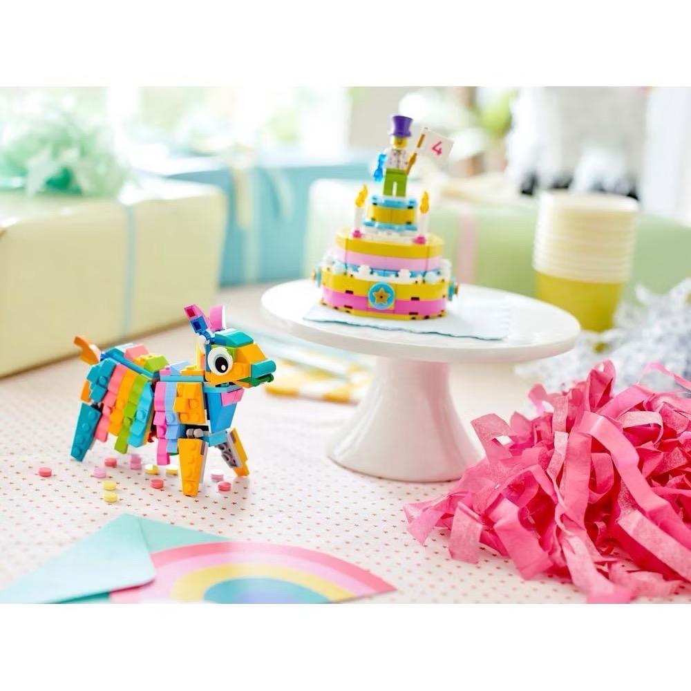 《屁桃柑仔店》現貨LEGO 40644 皮納塔 彩虹驢 糖果彩罐 Piñata-細節圖4
