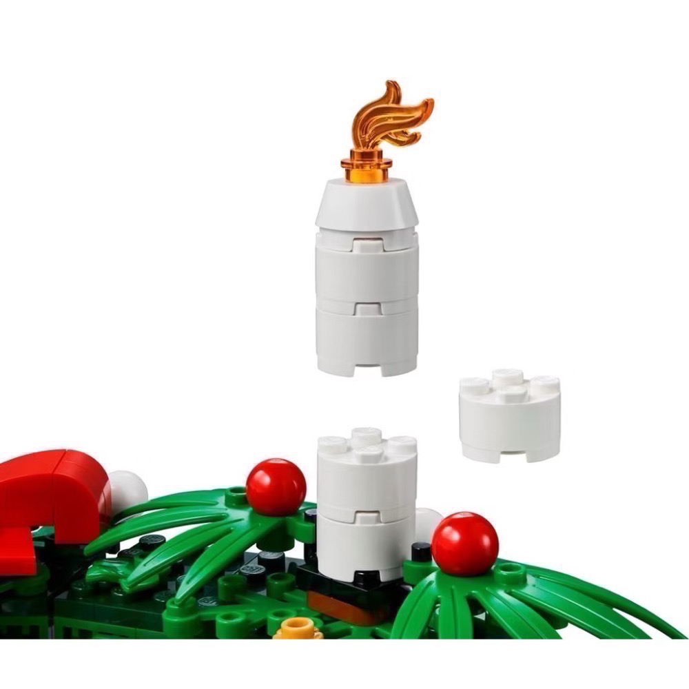 《屁桃柑仔店》現貨LEGO 40426 聖誕花圈-細節圖5