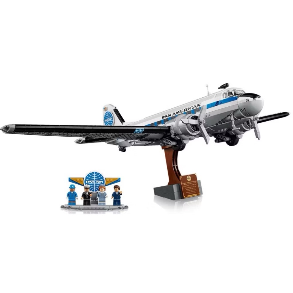 《屁桃柑仔店》現貨LEGO 11378  道格拉斯 DC-3 PAN AM 客機- Icons 系列-細節圖7