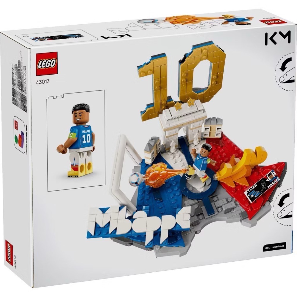 《屁桃柑仔店》現貨LEGO 43013 姆巴佩 足壇焦點-細節圖2
