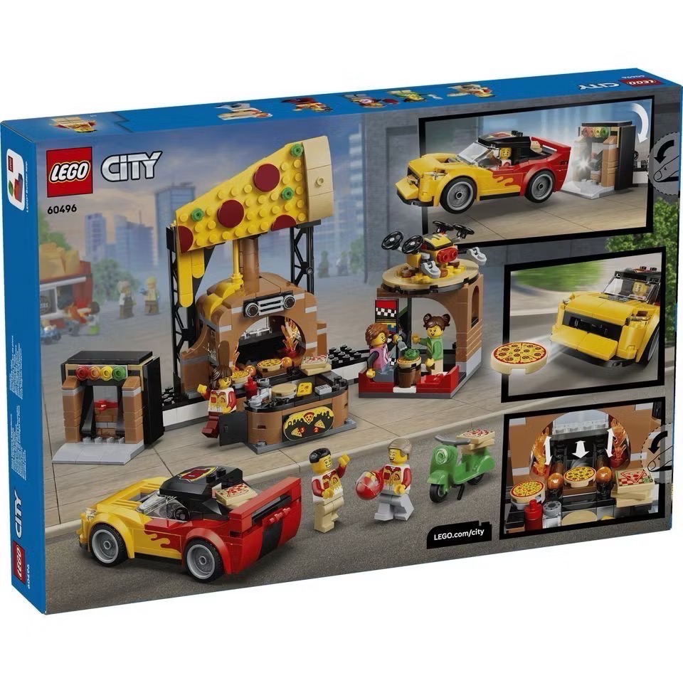 《屁桃柑仔店》現貨LEGO 60496 披薩外送體驗載具組 城市系列-細節圖2