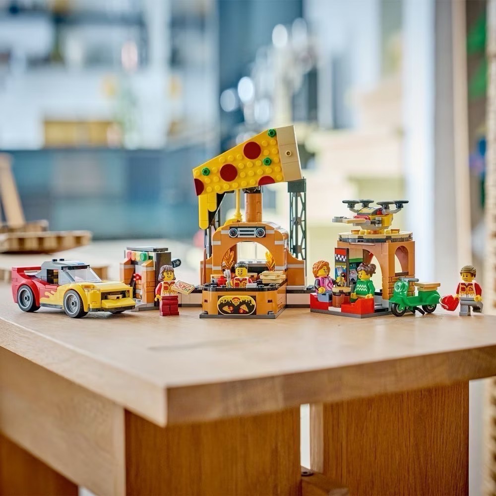 《屁桃柑仔店》現貨LEGO 60496 披薩外送體驗載具組 城市系列-細節圖8