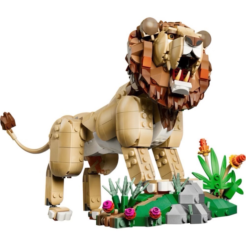 《屁桃柑仔店》現貨LEGO 31386  野生動物 威風獅子-創意三合一-細節圖3