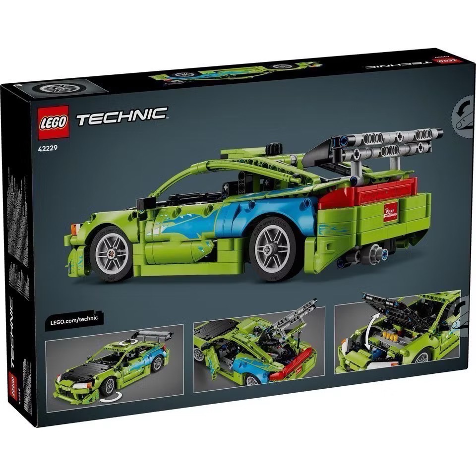《屁桃柑仔店》現貨LEGO 42229 玩命關頭 保羅沃克 三菱Mitsubishi Eclipse 日蝕 科技系列-細節圖2