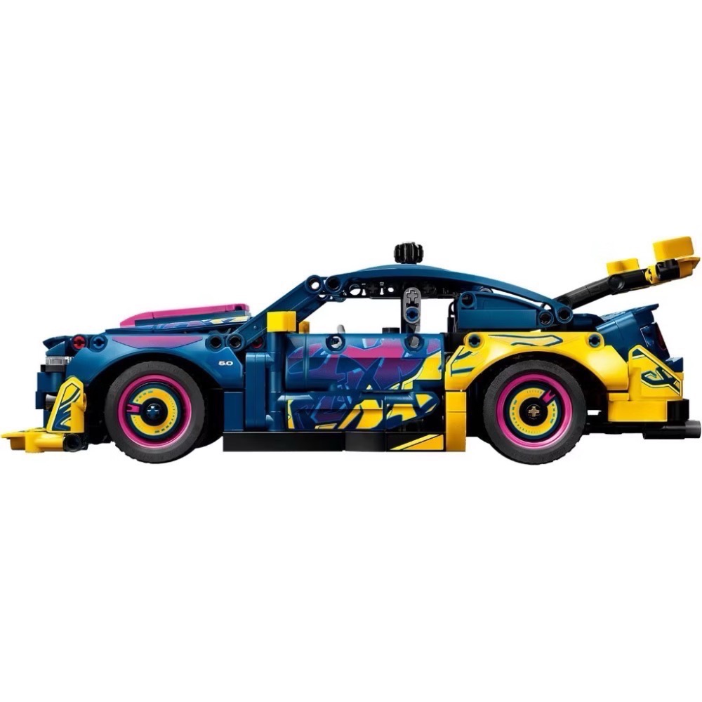 《屁桃柑仔店》現貨LEGO 42236 客製化改裝廠 福特野馬GT 202608-科技系列-細節圖5