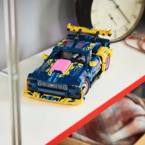 《屁桃柑仔店》現貨LEGO 42236 客製化改裝廠 福特野馬GT 202608-科技系列-細節圖9