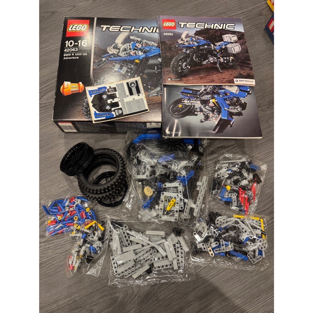 《屁桃柑仔店》現貨LEGO 42063 BMW R 1200 GS Adven- TECHNIC系列-細節圖2
