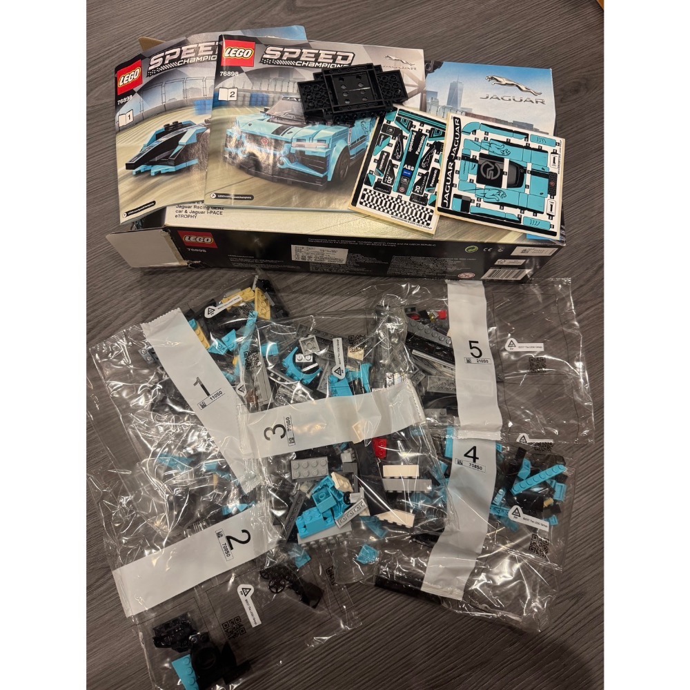 《屁桃柑仔店》現貨LEGO  76898  JAGUAR E級方程式 GEN2 & eTROPHY-Speed 系列-規格圖2