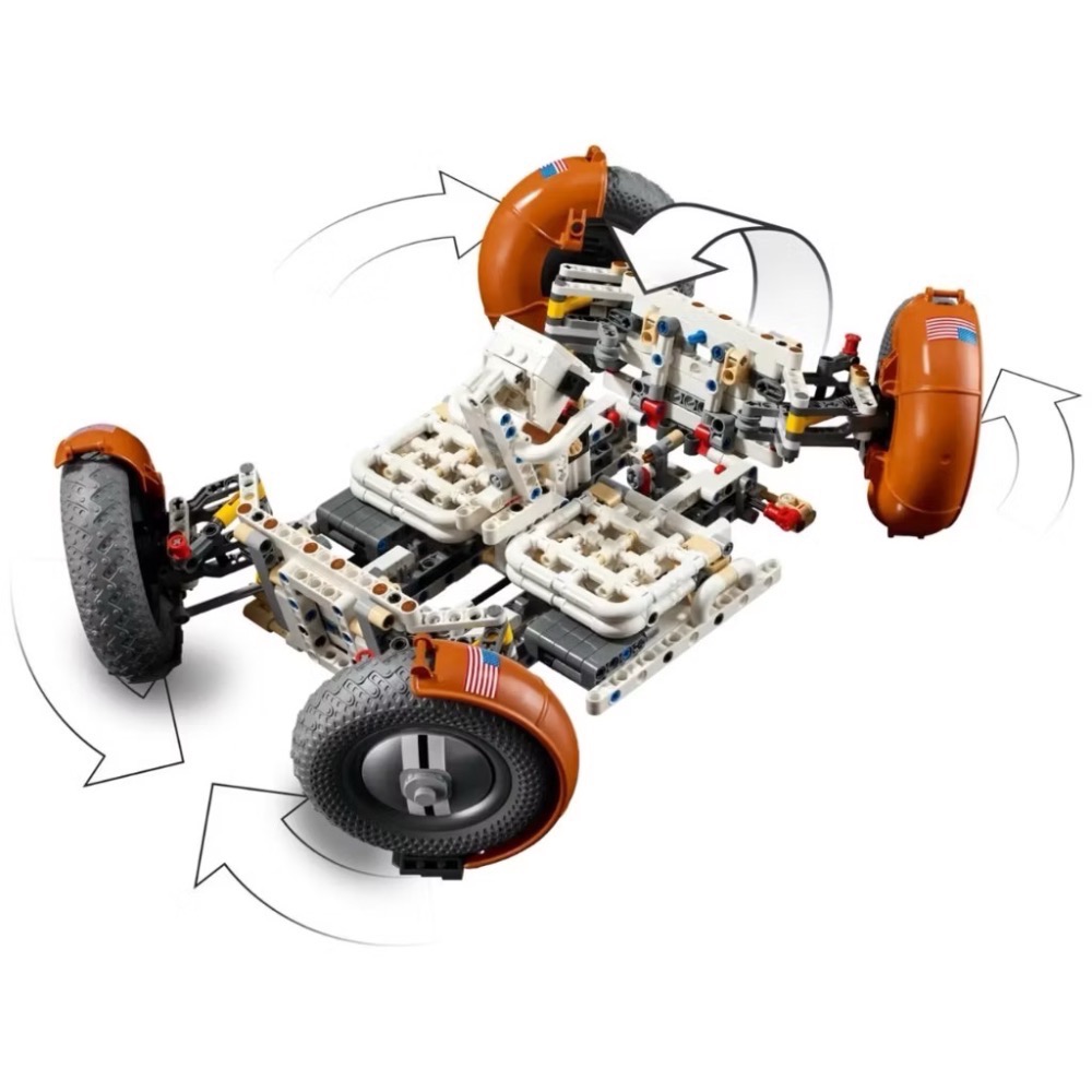 《屁桃柑仔店》現貨LEGO 42182 NASA阿波羅月球漫遊車-細節圖6