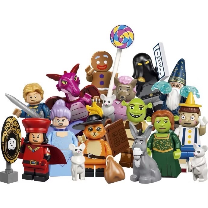 《屁桃柑仔店》現貨LEGO 71053  史瑞克人偶包（一套12盒不重複 掃碼確認未拆盒）-細節圖2