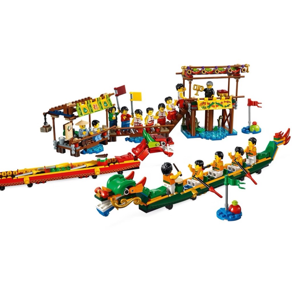 《屁桃柑仔店》現貨LEGO 80103 划龍舟-細節圖4