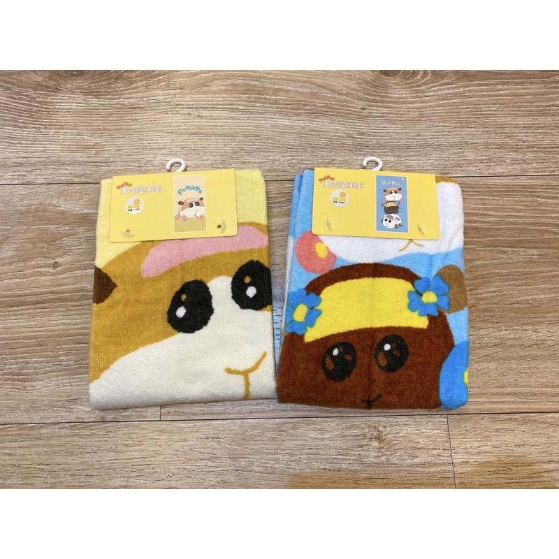 現貨💕正版授權Pui Pui天竺鼠車車童巾 小毛巾 擦臉巾-細節圖3