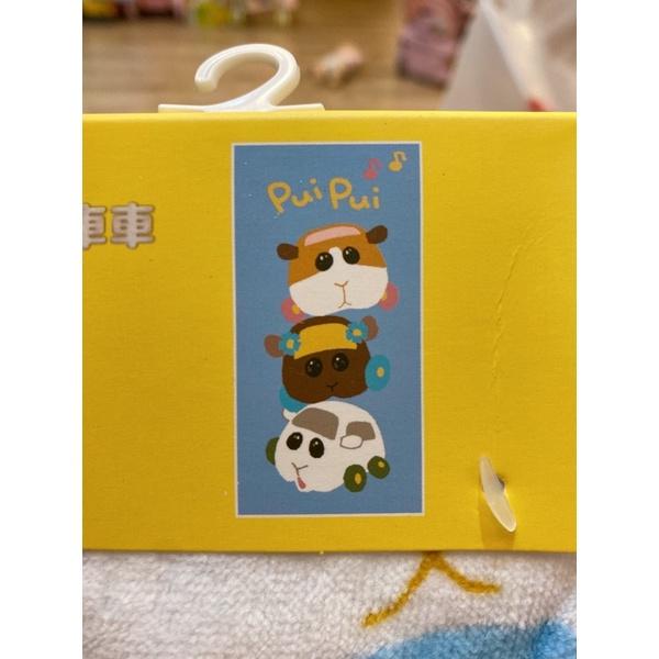 現貨💕正版授權Pui Pui天竺鼠車車童巾 小毛巾 擦臉巾-細節圖4