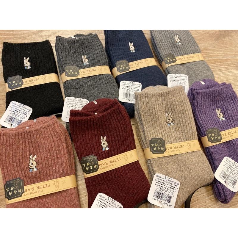 現貨💕2021新款❤️‍🔥彼得兔 兔羊毛22-24公分女襪 襪子 長襪 毛襪SK5102-細節圖2