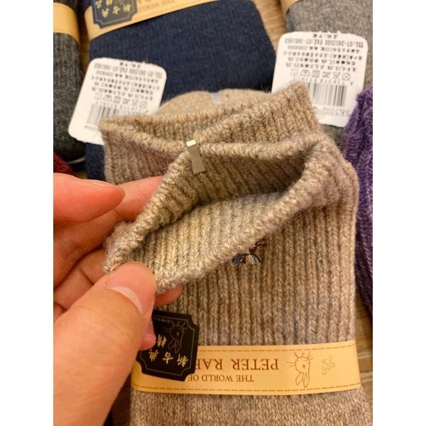 現貨💕2021新款❤️‍🔥彼得兔 兔羊毛22-24公分女襪 襪子 長襪 毛襪SK5102-細節圖3