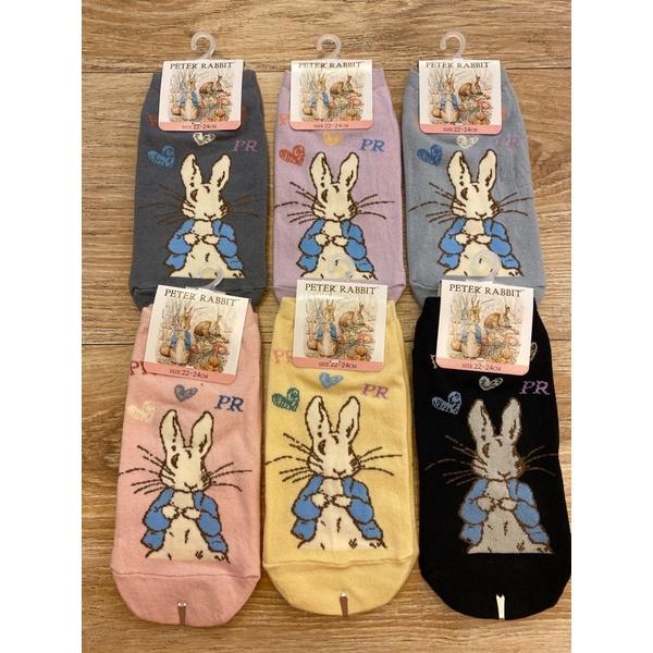 現貨💕彼得兔細針提花直版船襪 腳踝襪 船型襪 襪子Sk6031-細節圖2