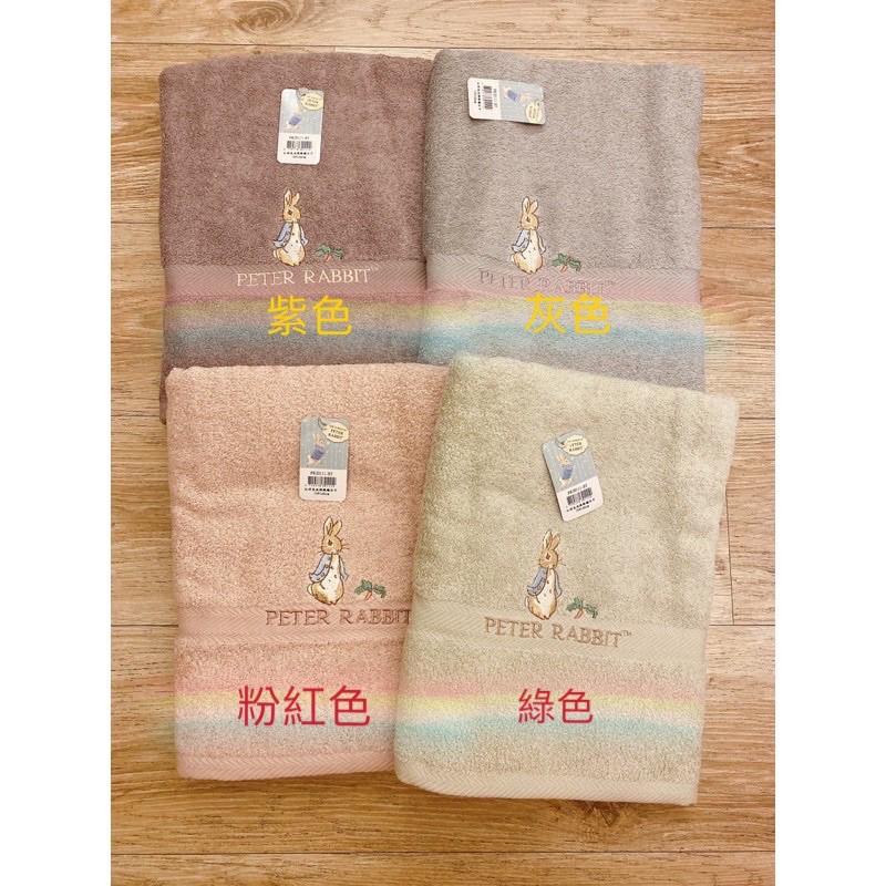 現貨💕質感爆棚Peter Rabbir彼得兔梳棉精繡浴巾 沙灘巾 毛巾大浴巾 PR20111-BT-細節圖6