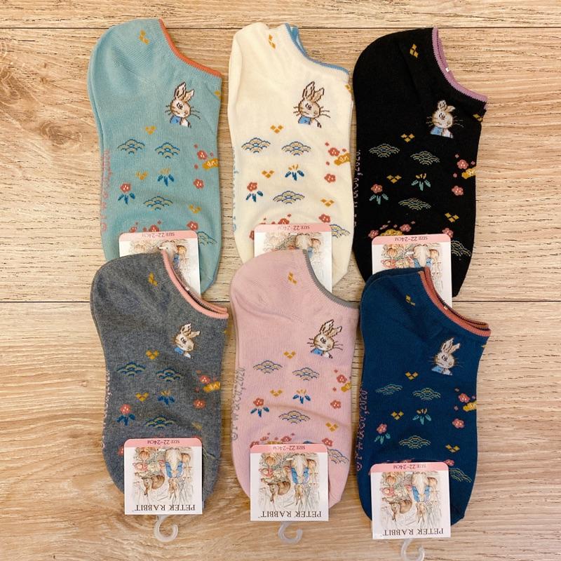現貨💕日本風彼得兔22-24cm船形襪 短襪 大人襪 Sk3439-細節圖2
