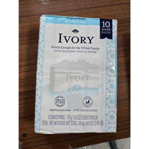 【24H快速出貨】美國 IVORY 原味香皂 113克 x 10入