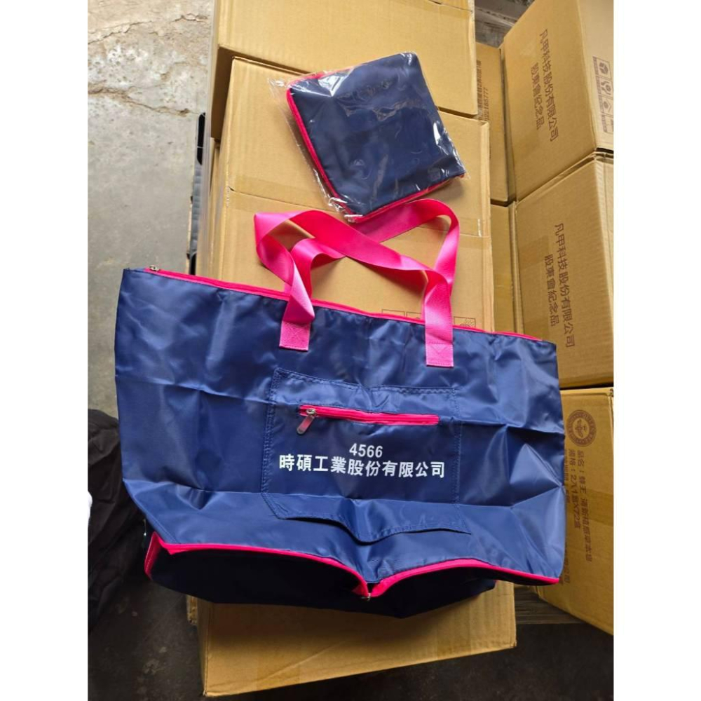 【現貨】 韓漾巧收旅行袋 韓版大容量行李拉桿包 摺疊收納袋 旅行手提包 可套行李箱 55X38公分-細節圖4