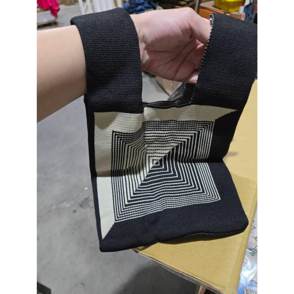 【現貨】京元電子 編織手提包 小巧可愛 購物袋 手提袋 外出收納袋 隨身袋 日常實用-細節圖5