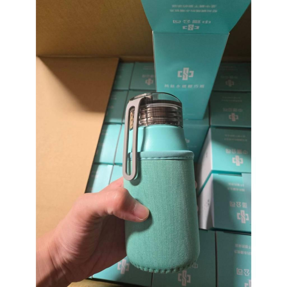 【現貨】中鋼 輕巧冷水瓶 380ml 純鈦瓶 鈦杯 股東會紀念品 隨身瓶 永續水壺-細節圖2