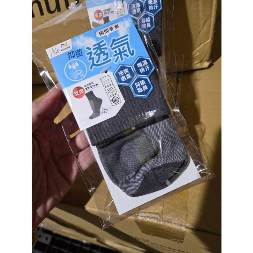 【現貨】阿瘦 A.S.O石墨烯系列-輕薄透氣船形襪 透氣-細節圖4