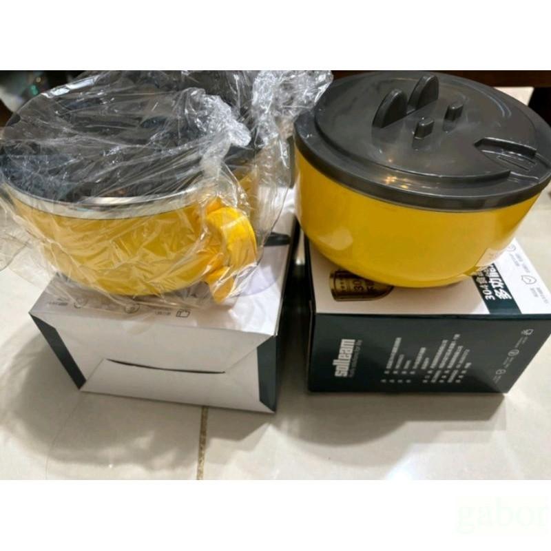 【現貨】  304不鏽鋼食品級多功能碗 不鏽鋼食品級多功能碗 隔熱餐碗 泡麵碗 點心碗 *顏色隨機出*-細節圖3