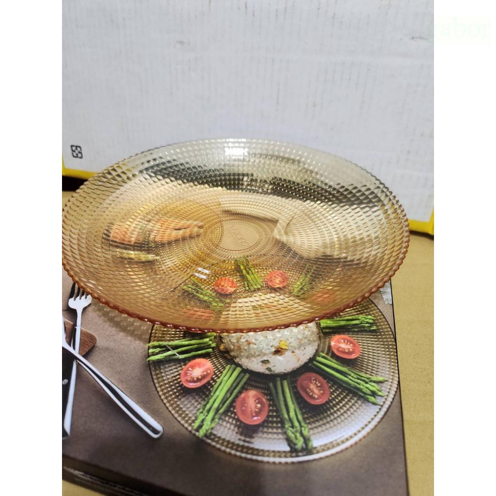 【現貨】 康寧餐具 康寧盤子 康寧碗 晶彩琥珀8.5吋深盤 餐盤-細節圖2