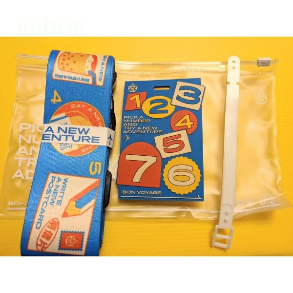 【現貨】 出國必備 行李束帶吊牌組 行李束帶 行李綁帶 行李吊牌禾伸堂股東會紀念品-細節圖2