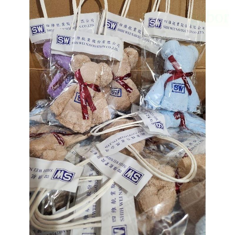 【現貨】  畢業熊 小熊毛巾【送手提袋】 顏色隨機 方巾 抹布 四維航 伴手禮 活動禮 毛巾 小禮品-細節圖2