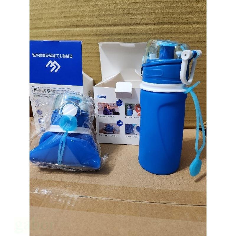 【現貨】 仁舟淨塑 捲捲矽水瓶 輕便水瓶 露營 摺疊水瓶 冷水瓶 環保杯 550 ml 輕量 軟Q-細節圖3