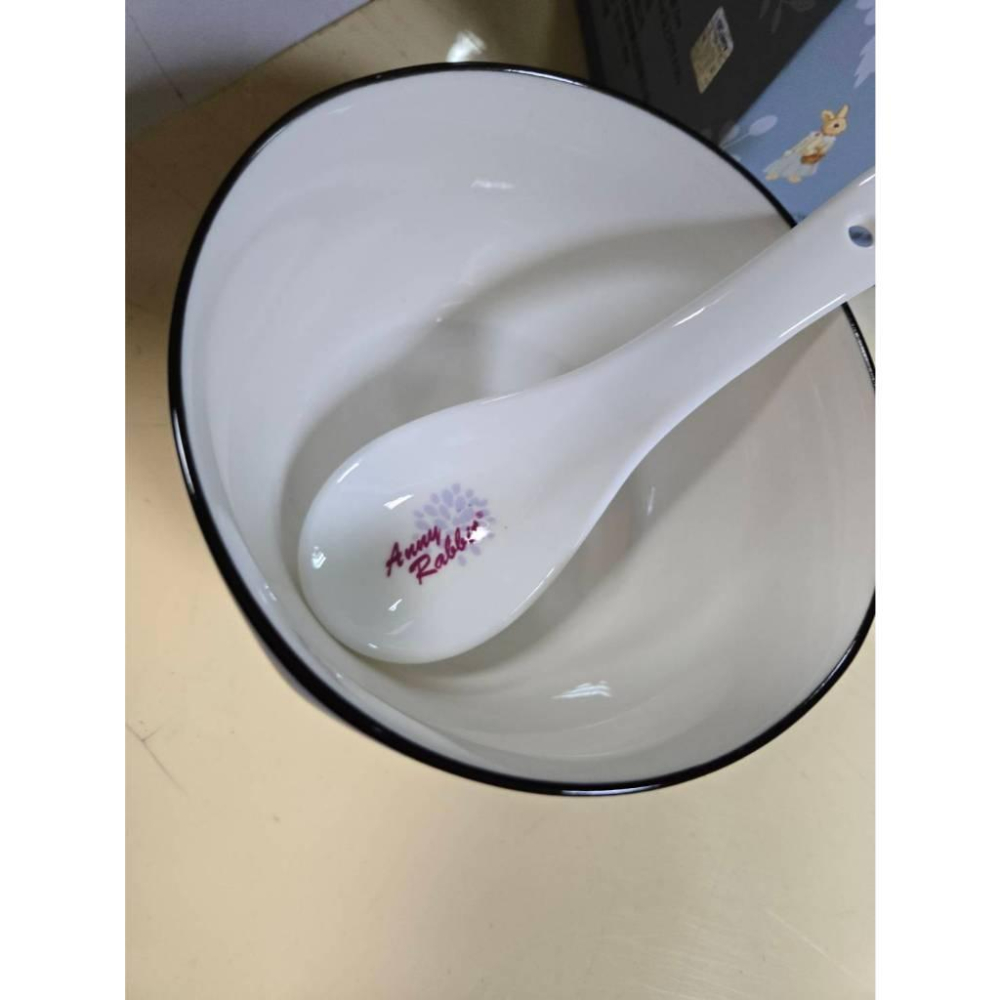 【現貨】安妮兔方型一碗一匙 醣聯-細節圖6