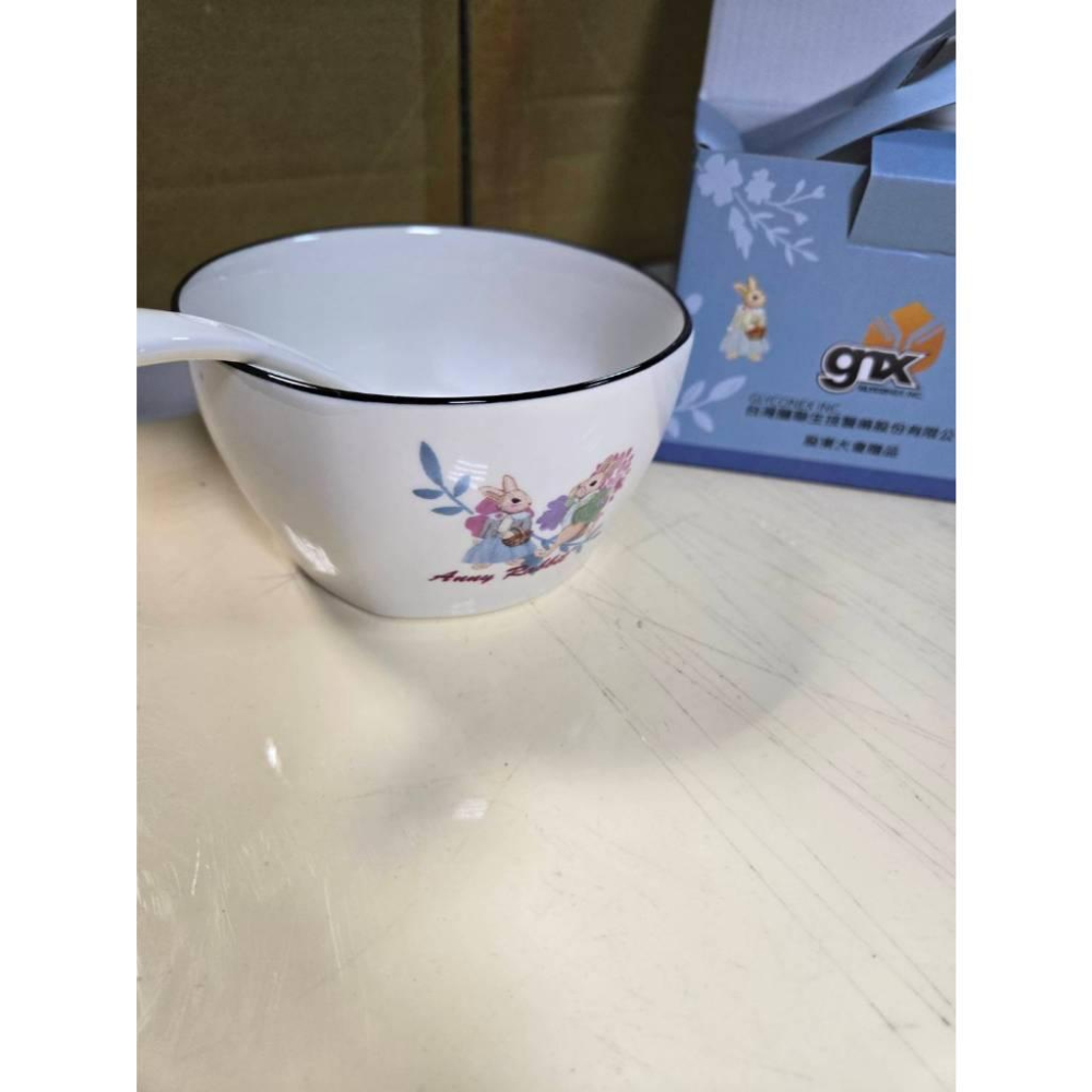 【現貨】安妮兔方型一碗一匙 醣聯-細節圖8