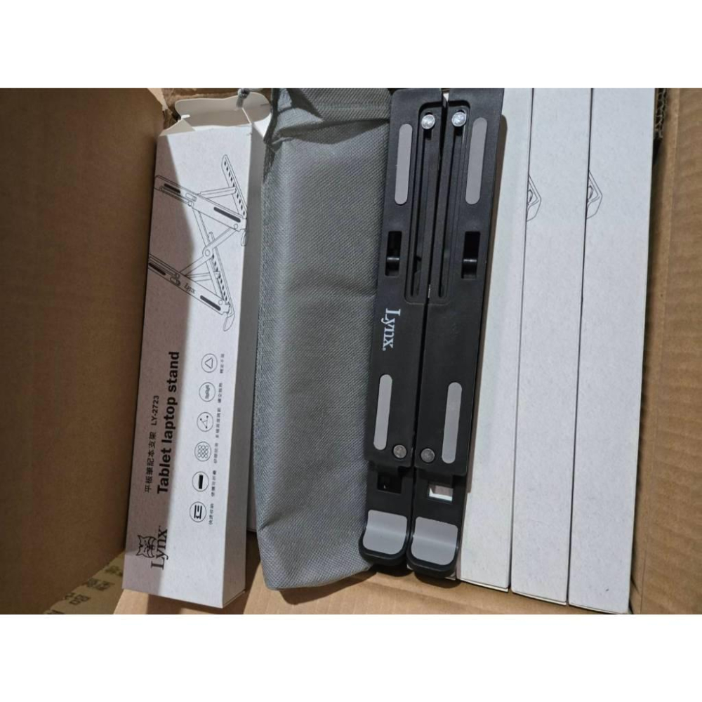 【現貨】Lynx 山貓 平板筆記本支架 LY-2723 可調高度角度│輕便耐用│筆記本支架│提升使用舒適度│適合居家辦公-細節圖5