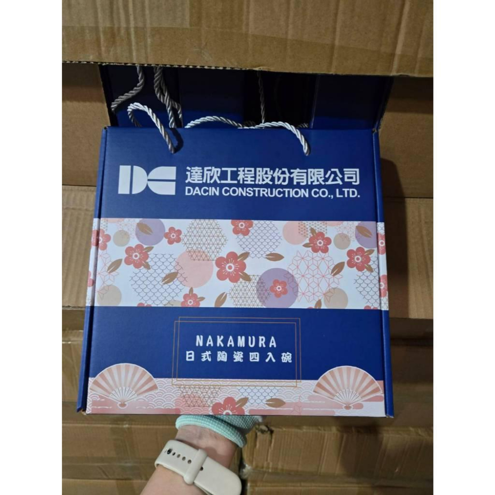 【現貨】NAKAMURA 青花瓷碗 四件組 日式陶瓷碗禮盒 家用餐具 收藏 限量款 禮物分享 四碗-細節圖2