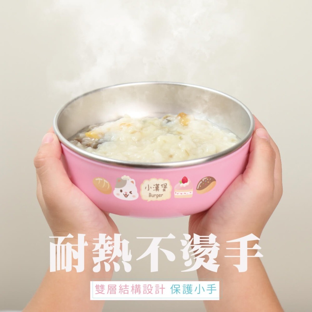 客製化繽紛三色碗 喵喵甜點店【廚師貓】矽膠碗蓋 粉藍黃 三色各一-細節圖8