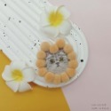 韓國飾品 -毛毛球動物刺繡 別針兼壓夾-規格圖9