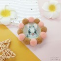 韓國飾品 -毛毛球動物刺繡 別針兼壓夾-規格圖9