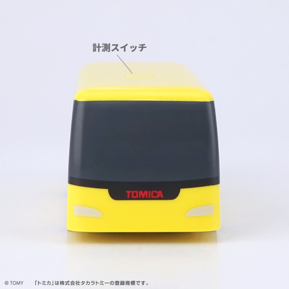 日本 TOMICA多美車 校車造型 數位電子身高測量器-細節圖3