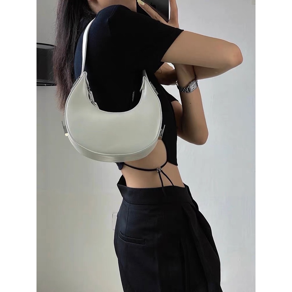 金屬肩背月牙包🌙-細節圖2