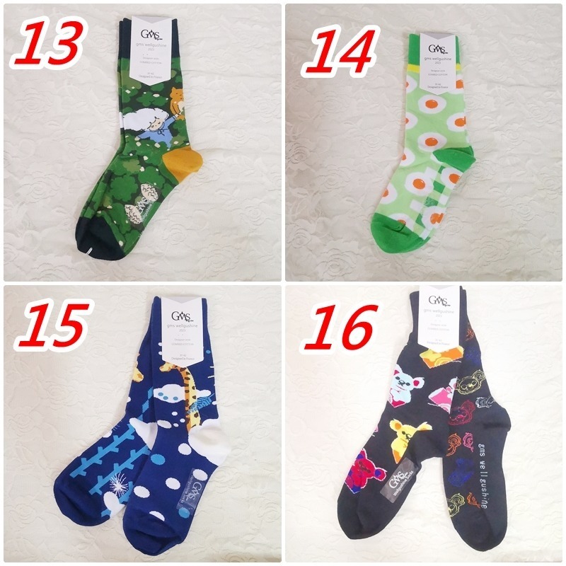 現貨 法國 潮襪 GMS ab襪 襪子中筒襪 小腿襪 狗 刺蝟 小花  男襪 女襪 【78catus 義賣 幫助浪貓】-細節圖5